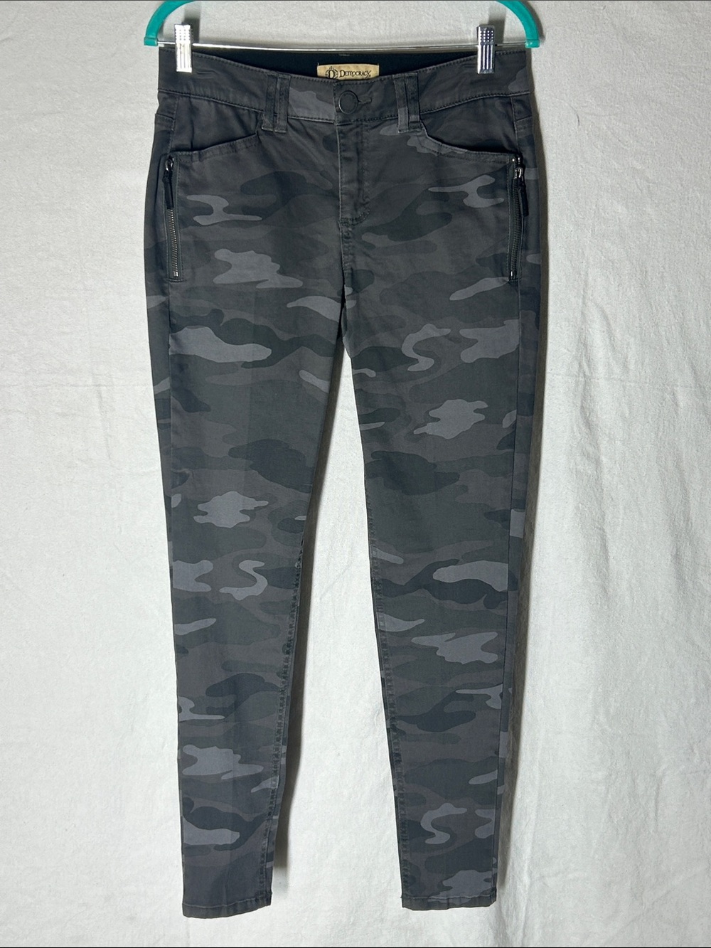 Democracy Gray Camo Skinny Jeans